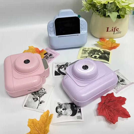 Children's Camera Instant Printing, Birthday Gifts for Girls and Boys, Toys, Portable Toy Cameras, Holiday Christmas Gifts, Chil