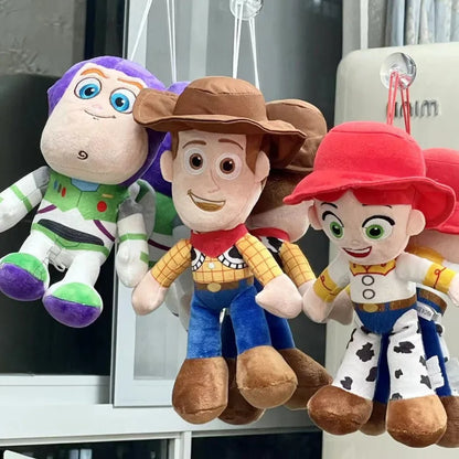 2026  Cute Woody Buzz Lightyear Plush Toy Lovely Stuffed Anime Jessie Plushies Pendant Cartoon Doll Home Decor Xmas Gifts