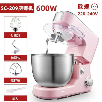 110V/220V Dragon Stand Mixer Small Household Multi-function Dough Kneader Cream Whisker Automatic WWW