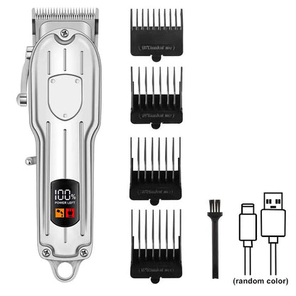 Electric Hair Clipper Display Digital Multifunctional Home Hair Trimmer Professional Grade Haircut Grooming Kit for Men