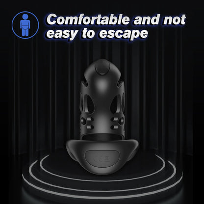 Chastity lock Intelligence Electricshock Chastity Cage Remote Control Chastity Device with Urethral Blockage Cock Cage Sex Toys