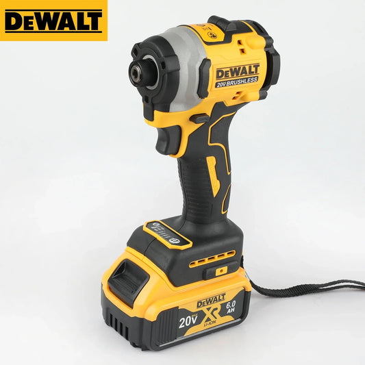 DEWALT DCF850 20V Cordless Lithium-Ion Impact Driver, High-Torque 3-Speed Rechargeable Electric Screwdriver, Bare Tool