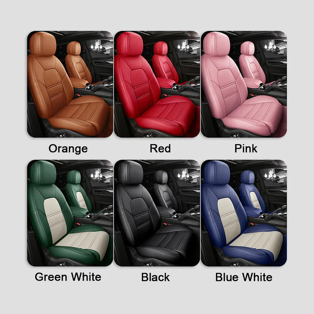 For Audi Q7 4L 2006 2007 2008 2009 2010 2011 2012 2013 2014 2015 Nappa Leather Custom Car Seat Covers Set Protector Accessories