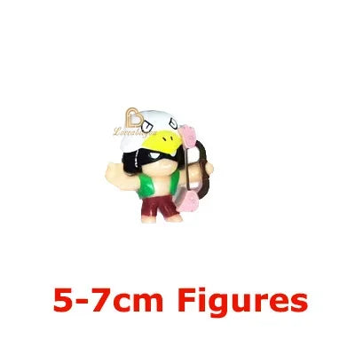 24pcs Anime Mini Figures Accessories Charms Poco Spike Nita Cute Cartoon Heroes Model Toys Game Collectibles for Children Gift