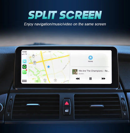 New Android 14 Wireless CarPlay Screen For BMW E60 E61 E62 E63 E90 E91 E92 2005-2012 Car Multimedia Player GPS Radio Navigation
