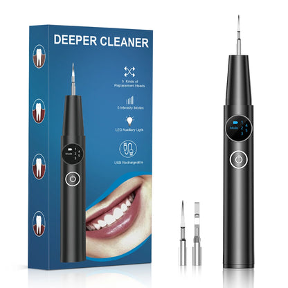 Dental Calculus Remover Ultrasonic Tooth Cleaner Tartar Eliminator Dental Ultrasound Plaque Stains Removal Teeth Whitening