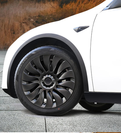 4PCS 19 Inch Hub Cap for Tesla Model Y 2024  Performance Replacement Wheel Hubcap Right&Left Wheel Cap Full Rim Cover Accessorie
