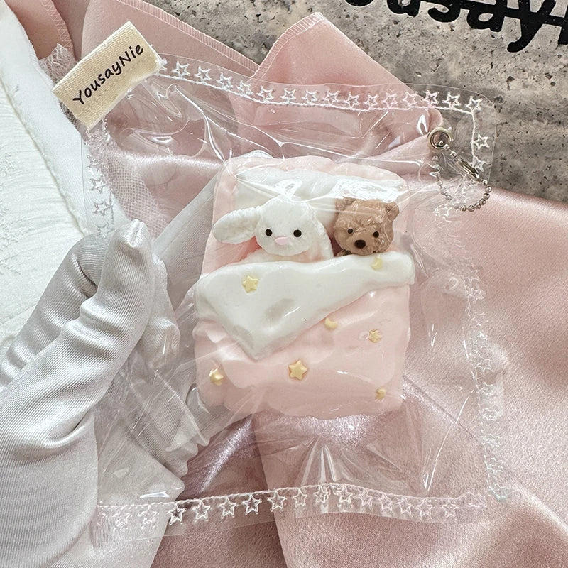 Cute Bunny-Bear Squishy — Soft, Slow-Rising Stress Relief Toy: Alleviates Anxiety and Soothes Stress