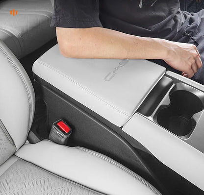 For BYD Yuan Pro Yuan UP EV 2024 Car Armrest Box Cover Interior Central Armrest Protection Gear Leather Pad Auto Accessories