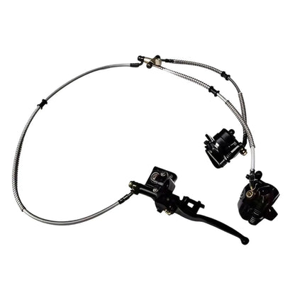 Front Twin Brake Caliper Master Cylinder Assembly, Easy to Install, Go Kart Brake Kit for , Golf Cart Accessories