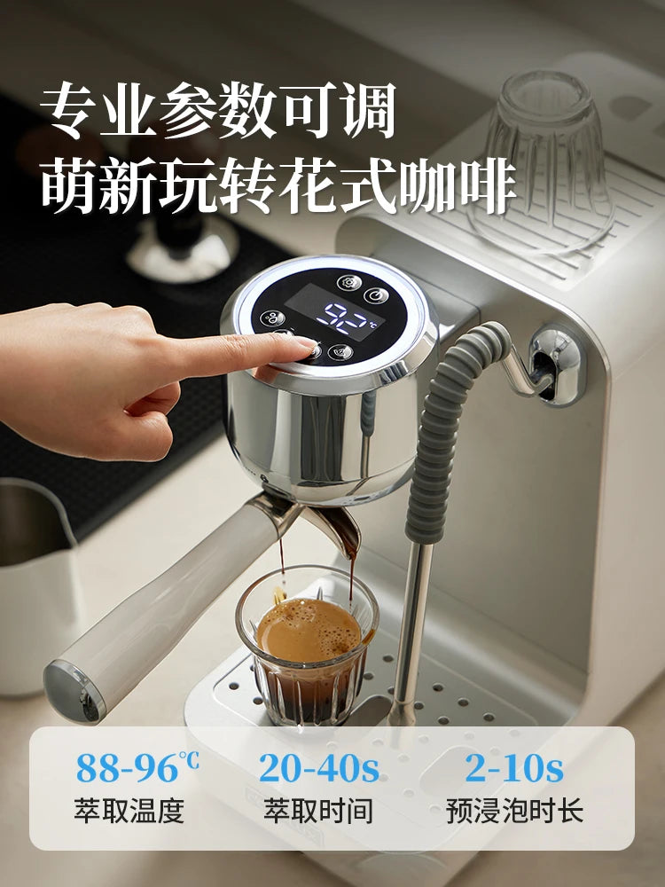 Couplux CP239 Coffee Machine Italian Semi-automatic Professional Home Espresso Small Steam Milk Frother