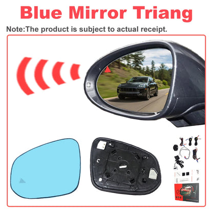 Car Blind Spot Monitoring System Alarm Mirror BSD BSA BSM 24GHZ Radar Lane Change Assist Sensor For Porsche Macan 2014 to 2024