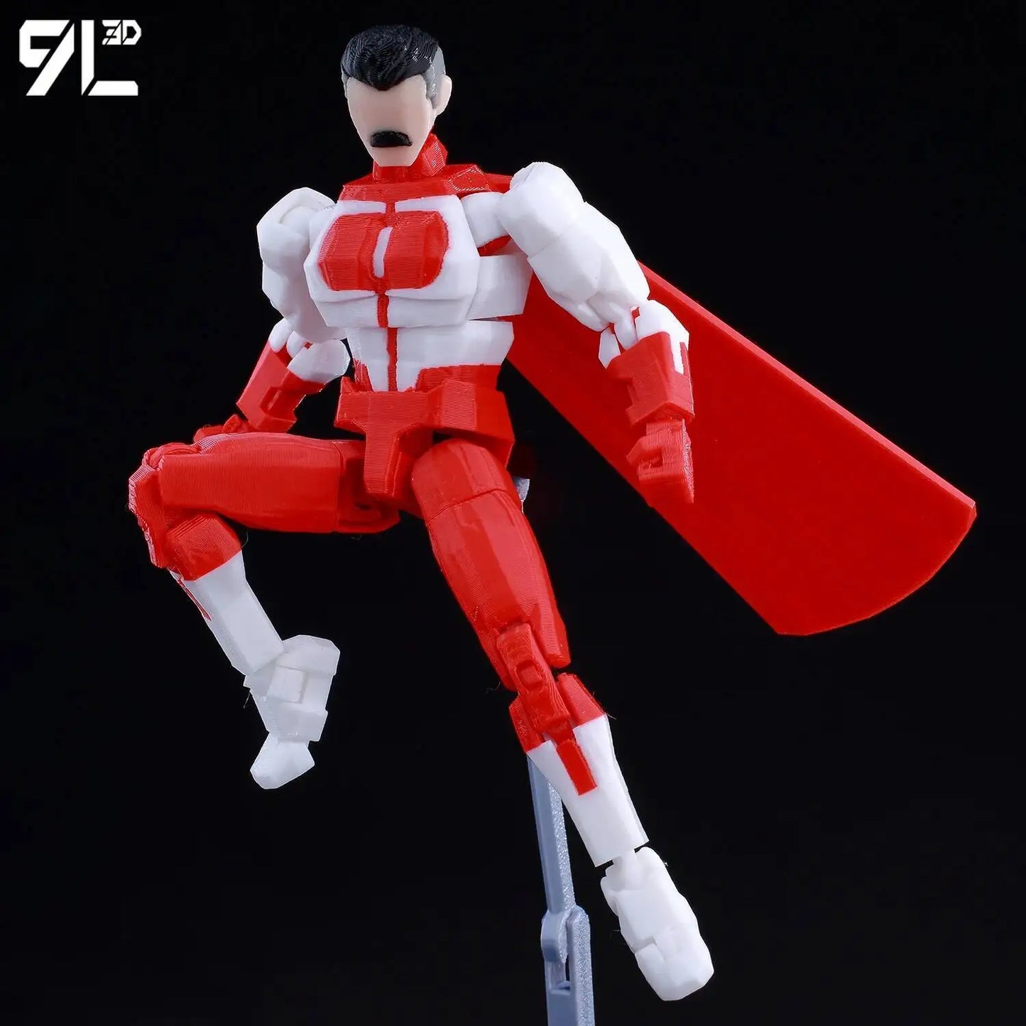 9L3D Printed Superheroes Invincible 2.0 Anime Multi-Jointed Shapeshift Toys Action Figures Mannequin Model Ornaments Gifts