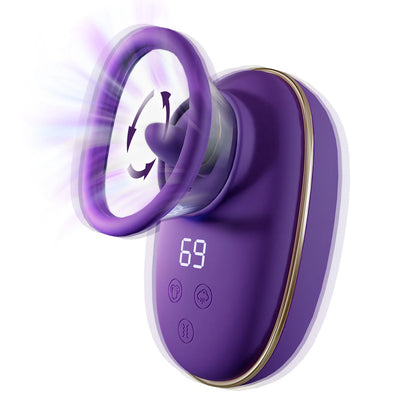 2 in 1 Clitoris Vibrator for Women Nipple Sucker Stimulator Sucking Vacuum False Dildo Orgasm Female Masturbation Adult Sex Toys