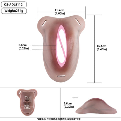 ANOSX Multi-functional Vagina Pad Silicone Chastity Cage Imitation Clitoral Pants Penis Sleeve With Urethra Hole Sex Toy For Men