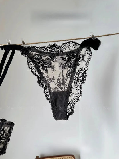 Bestseller 2026 New Arrival Embroidery Purple Ladies Bra Ultrathin Cup Lift Gather Sensual Mood Fashion Daily Women Lingerie Set