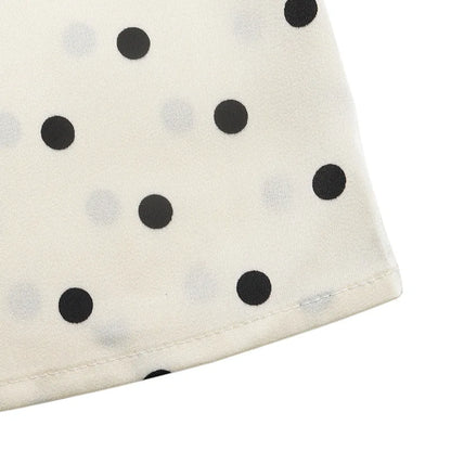 Women's Summer French Vintage Polka Dot Dress Sexy V Neck Lace Trim Short Sleeve Long Maxi Dress Vacation Beach Outfit 2026