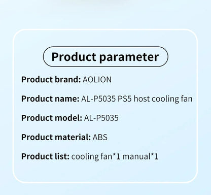 For PS5 Gaming Console Universal Cooling Fan PS5 Console Cooling Fan With LED Lights, Silent Noise Reduction Fan