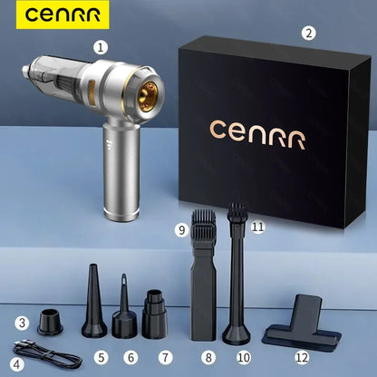 CENRR Car Vacuum Cleaner 998000PA Handheld Wireless Powerful Portable Vacuum Cleaner Home Appliance Cleaning Machine Car Cleaner