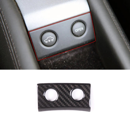 For Ferrari 458 2011-2016 black Real Carbon Fiber Car Gear Shift Window Control Panel Steering wheel Sticker Auto Accessories