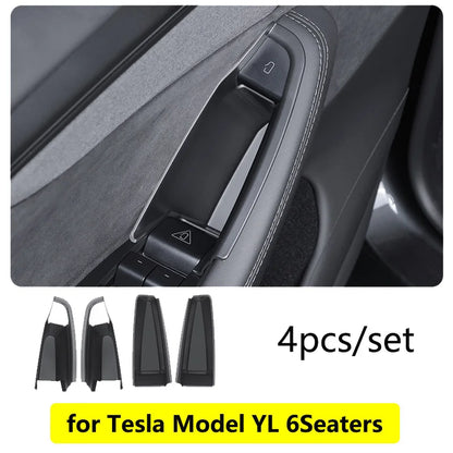 for Tesla Model 3 Y YL Juniper 2025-2020 2026 Highland Car Door Side Storage Box Handle Pocket Passenger Storage Tray Container