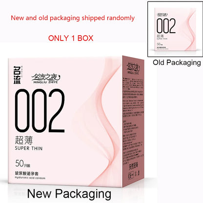 50/100pcs Hyaluronic Acid Condom Ultra Thin Penis Sleeves Natural Latex Smooth Contraception Condoms Erotic Products Sex Toys