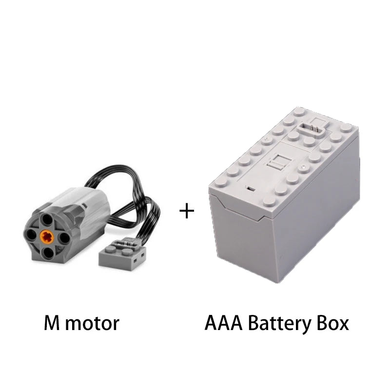 88002 80003 80004 High-Tech Parts MOC Motor Servo Power Functions Motor Multi Tool PF Model Building Blocks Compatible With LEGO