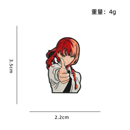 Cartoon Pins Metal Anime Badge Funny Comics Enamel  Cute Collar Pins Brooches Jewelry Lapel Pin Jewelry Collection Friend Gifts