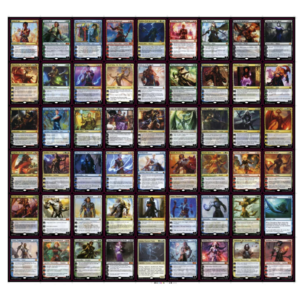 216 Pcs Black Core Cards P9 Dual Land Fetch Land Shock Lands  Proxy MTG Cards