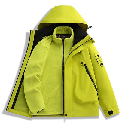 Paul 2026 Men's Thickened down Cotton Jacket Hooded Warm Workwear Ultra-Thick Outerwear Fashionable Urban Style Polyester Fiber