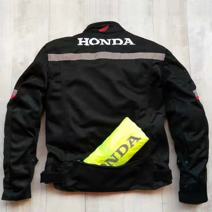 Honda Summer Off-Road Motorcycle Racing Suit Anti-Fall Breathable Mesh Jacket Men's Women's Riding Gear for Racers And Riders
