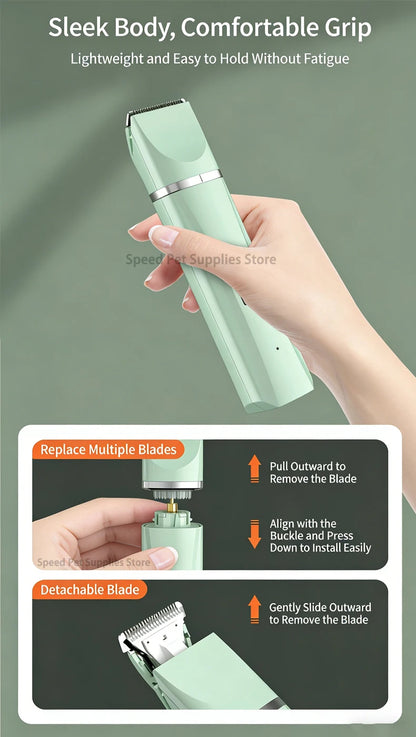 New 4-in-1 Electric Pet Multi functional Beauty Tool Set Dog Hair Clipper Rechargeable Pet Hair Clipper Shaver Cat Supplies