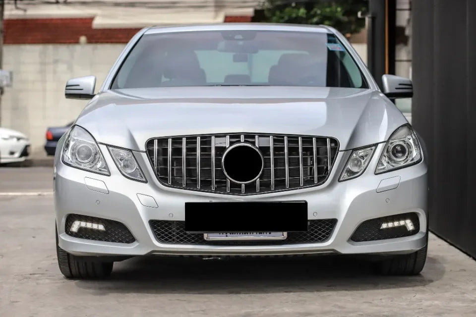 XVIP Chrome Black Diamonds Style Front Racing Grille For Mercedes Benz E-Class W212 E250 E300 E350 E500 2010-2013 Bumper Grilles