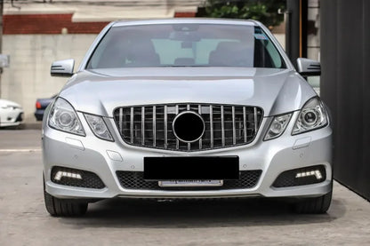 XVIP Chrome Black Diamonds Style Front Racing Grille For Mercedes Benz E-Class W212 E250 E300 E350 E500 2010-2013 Bumper Grilles