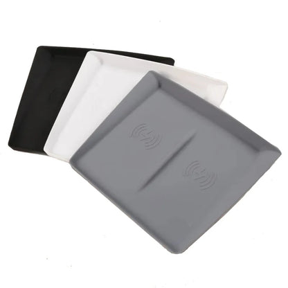 For Tesla Model Y Juniper 2025 Accessories Under-Screen Storage Organizer Box Center Console Screen Protect Trim Charge Pad Mat