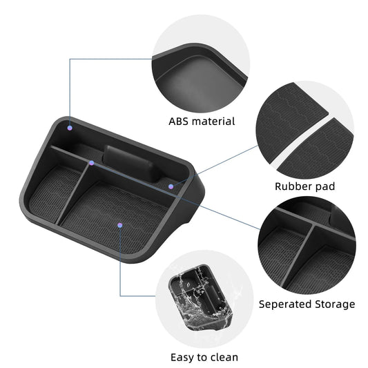 for BYD ATTO3 2025 2026 Car Dashboard Storage Tray Display Screen Rear Storage Box Tray Organizer Accessories