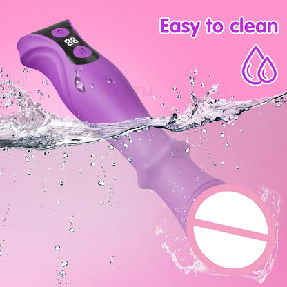 Thrusting Swing Dildo Vibrator Female Telescopic Vibrating Clitoris Stimulator G Spot Vibrator Sex Toy for Adult Goods for Women
