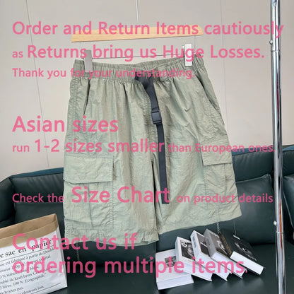 26 New Compass Button Patch Men's Shorts Pants Male Summer Breathable Solid Color Linen Trousers Beach Shorts Fitness Streetwear