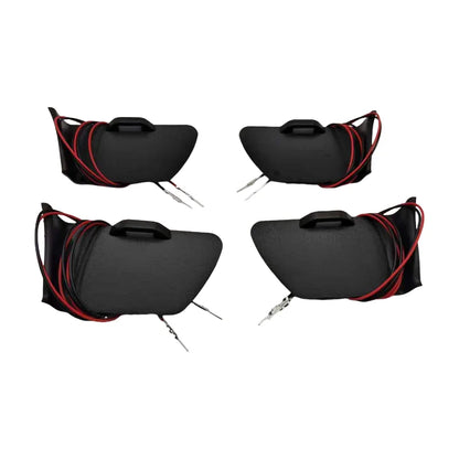 LHD RHD For Toyota Hilux Revo Fortuner 2015-2022 Car LED Door Bowl Armrest Atmosphere Light Interior Lights Bowl Handle Frame