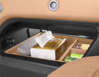 For 2020-2025 Land Rover Defender 90/110/130 Central Control Lower Storage Box Car-Specific Silicone Storage Organizer