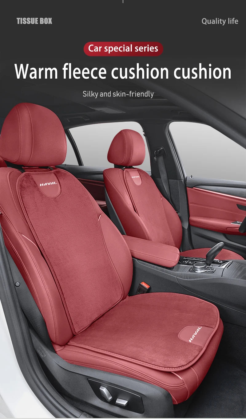Car Seat Cover Backrest Pad Cushion Plush Interior Accessories For Haval Jolion F7 H9 H6 H2 F7X F7H H8 H3 H4 H1 H5 H7 F5 C30 C50