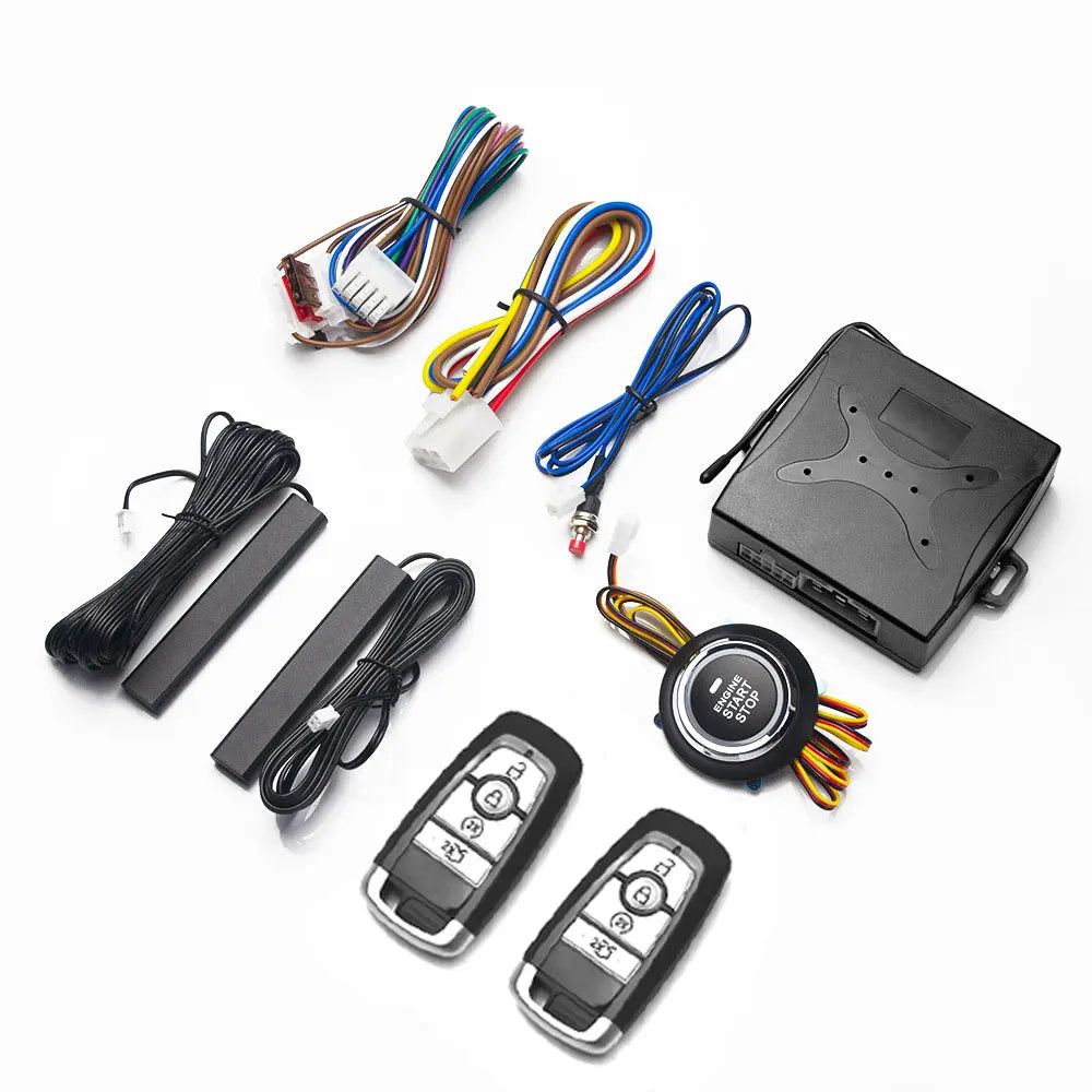 Car Alarm Modification Start Stop Ignition Button Keyless Entry Remote Start  Turn Signal Indicator Universal Accessorie