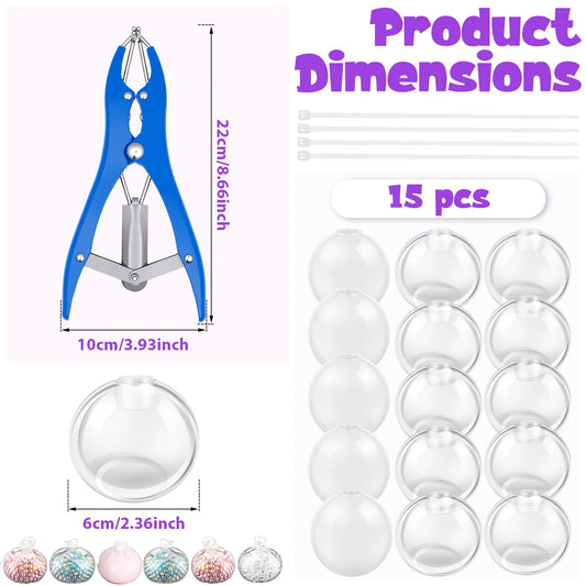 DIY Handmade Empty Ball Shell For Handmade Toy Soft Slow Rebound Design Creative Stress Relief Ball Making Kit Relaxation Toys