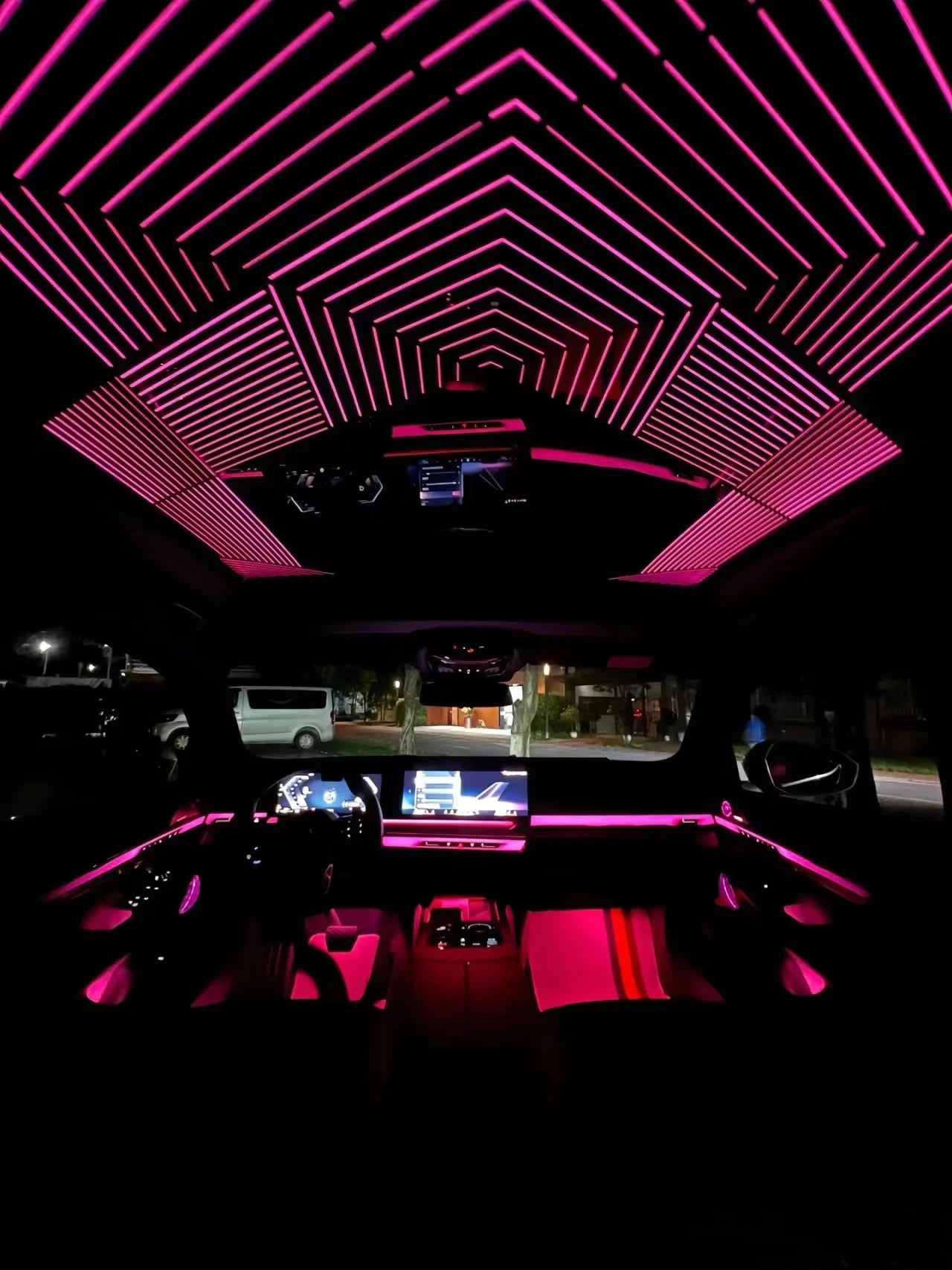 For BMW Only Neon Car Ambient Lights Full 213 Colors Streamer RGB LED Interior Hidden Ergonomic Strip For F10 F20 F30 G20 G30