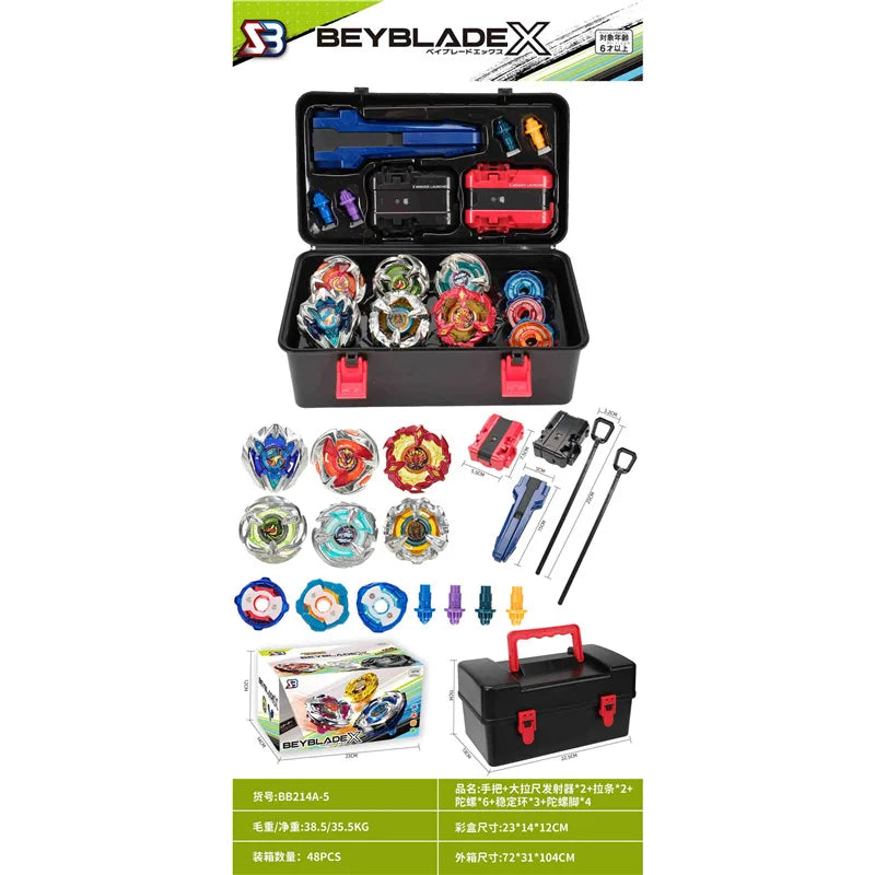 New alloy gyro attack suit with two-way transmitter combat gyro tool storage box gift Hurricane CX BX alloy gyro vs PK game.