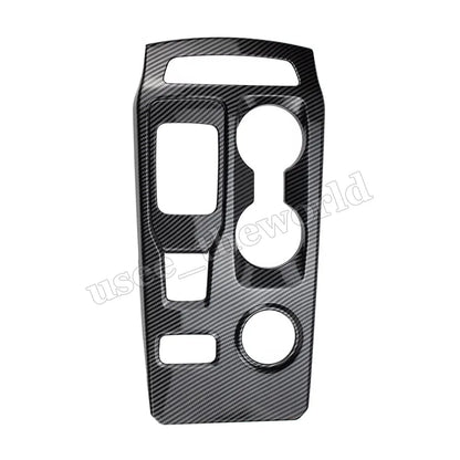 Fit for Ford Ranger 2024 2025 Interior Protection Sticker Carbon Fiber Grain Gear Shift Panel Cover Trim