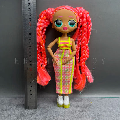 Original 24cm OMG Big Sister Fashion Dress up Girl Doll Set Including Clothes and Shoes Holiday Gift Toys