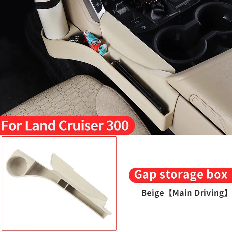 2021-2024 For Toyota Land Cruiser 300 LC300 Upgraded Water Cup Storage Box Interior Seat Modification Accessories 2022 2023