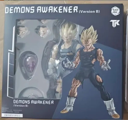In Stock Black Hole Toys & TK Dragon Ball SHF Super Saiyan SSJ Majin Vegeta Full Power Anime Action Figures Models Gifts Toy