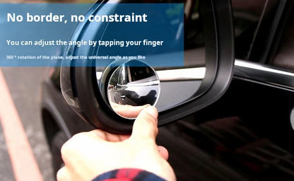 Car rearview mirror small round mirror reverse artifact blind area HD auxiliary mirror 360 degree multi-functional blind spot mi